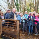 les marcheurs dans la forêt de Cénac