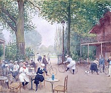 chalet du cycle au bois de Boulogne(Jean Béraud)