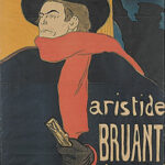 Affiche de Toulouse-Lautrec :Aristide Bruant
