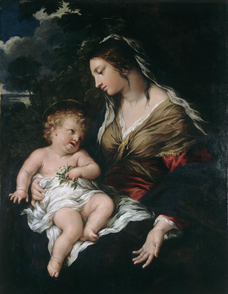 pierre de cortone vierge à l'enfant